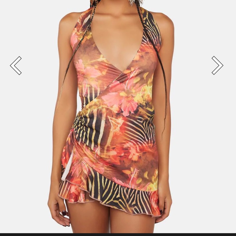 Marie Backless Mini Dress